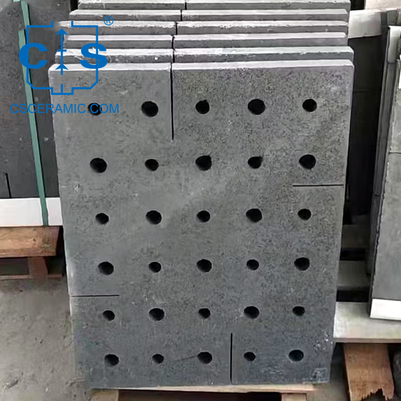 Пластинчатый Сердечник SiC-Теплообменника Для Высокоэффективных Пластинчатых Теплообменников В Химической, Фармацевтической И Металлургической Промышленности