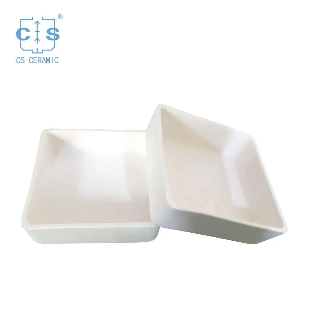 Лабораторная Муфельная Печь Керамический Тигель Из Глинозема Керамический Тигель В Лодке