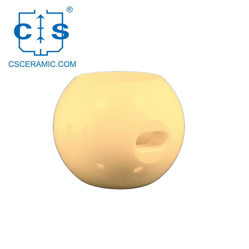 Керамический Шаровой Клапан MSZ, Стабилизированный Магнезией Цирконий Для Промышленного Контроля Потока