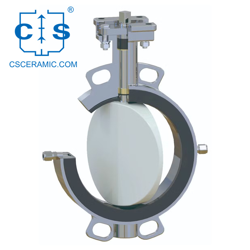 Цирконий-Керамический Дроссельный Клапан Для Регулирования Расхода Среднего/Низкого Давления