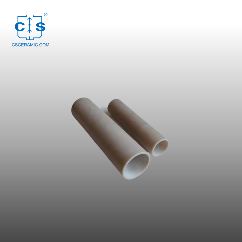 Две Стороны Высокой Керамической Трубки Алюминиевого Нитрида Проводимости АЛН Открытые