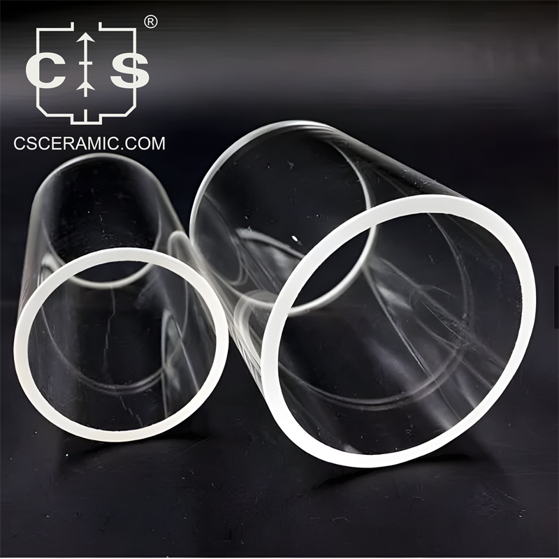 Кварцевая Прозрачная Трубка Большого Диаметра Оптического Класса