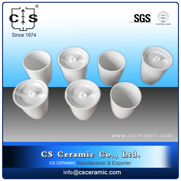 Фарфоровый Тигель На 20 Мл С Крышкой Для Графитовой Промышленности