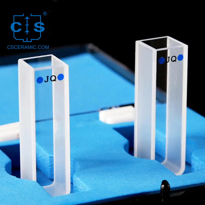 Премиум 10 -Миллиметровый Кварцевый Спектрофотометр Ячейки Кюветы Для Лабораторного Использования