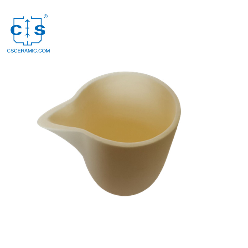 Керамический Тигель Из Глинозема С Соплом (Без Крышки)