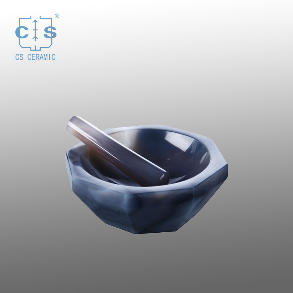 Ступка И Пестик Из Натурального Агата