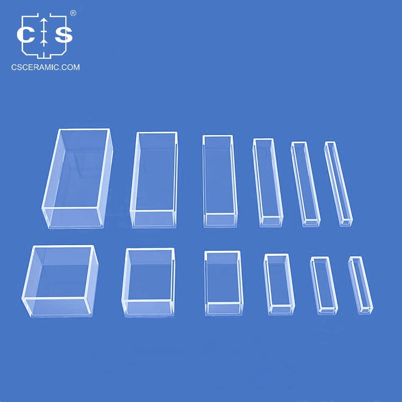 99,99% Прозрачные Квадратные Тигли Из Кварцевого Стекла Тигли Кремнезема