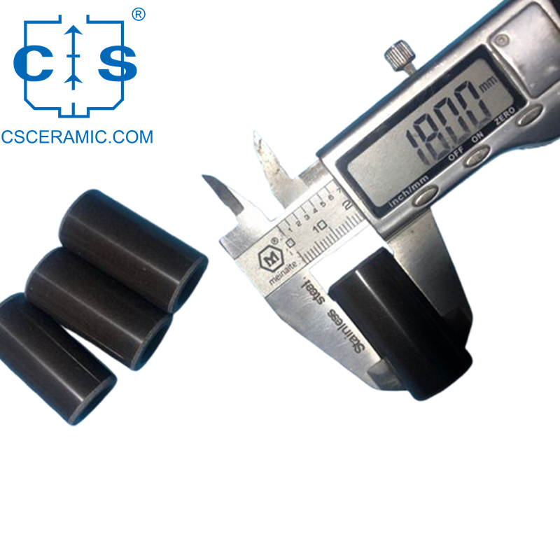 Черная Глиноземная Трубка Керамическая Трубка Al2O3 Черная Труба Из Оксида Алюминия