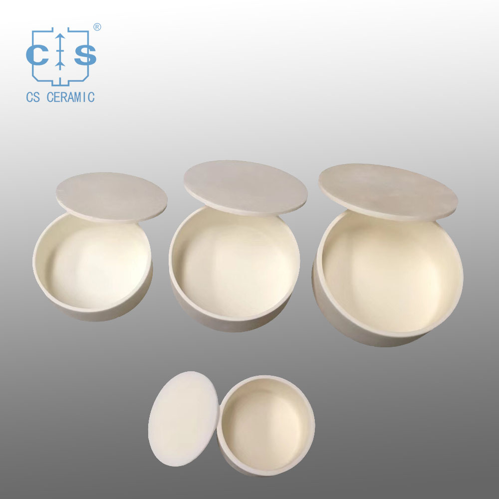 Короткая Форма Глиноземного Тигля С Крышкой