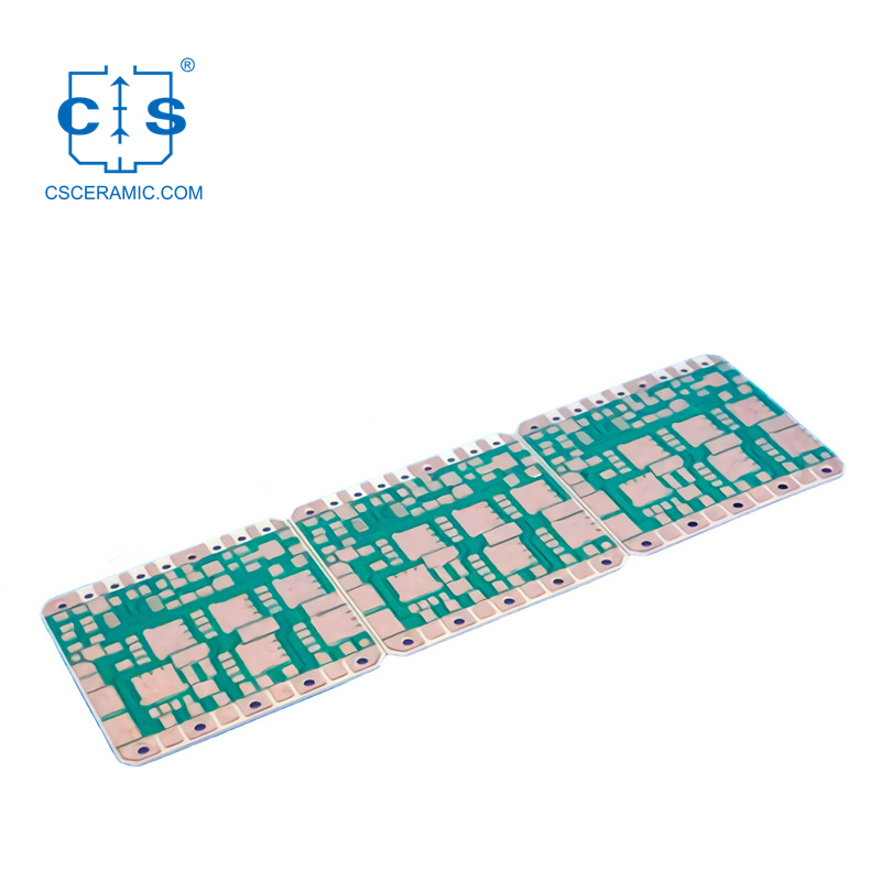 Металлизированная Подложка Из Оксида Алюминия Керамическая Подложка DBC Обработанная DPC