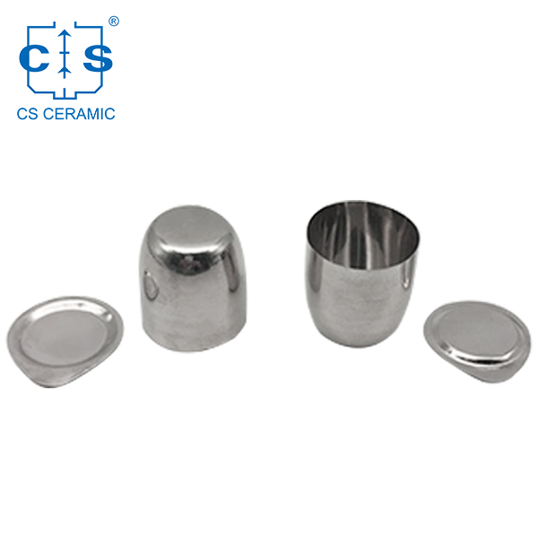 99,95% Platinum/PT Тигли Емкость 5мл/20мл/30мл/ 50мл/100мл Стандарт С Крышкой