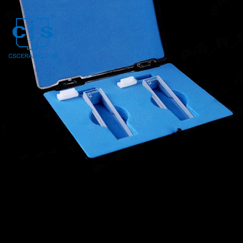 Кварцевая Кюветская Путь 2 Мм Для Спектрофотометров Кварцевых Лабораторных Ячеек