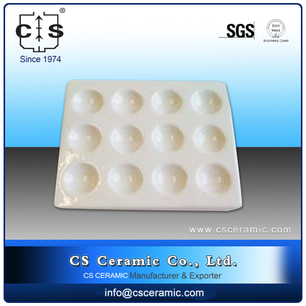 Фарфоровые Тарелки С 12 Полыми Пятнами Лабораторная Посуда