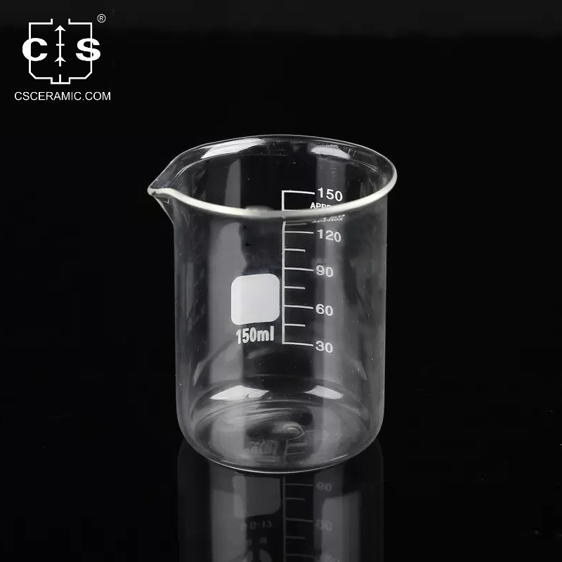 Прозрачный Стакан Из Кварцевого Стекла 99,98%