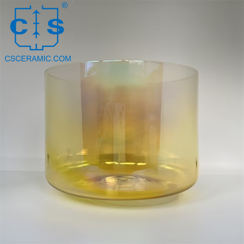 Кварцевая Поющая Чаша Высокой Чистоты, Резонатор Тона 440 Гц И 432 Гц